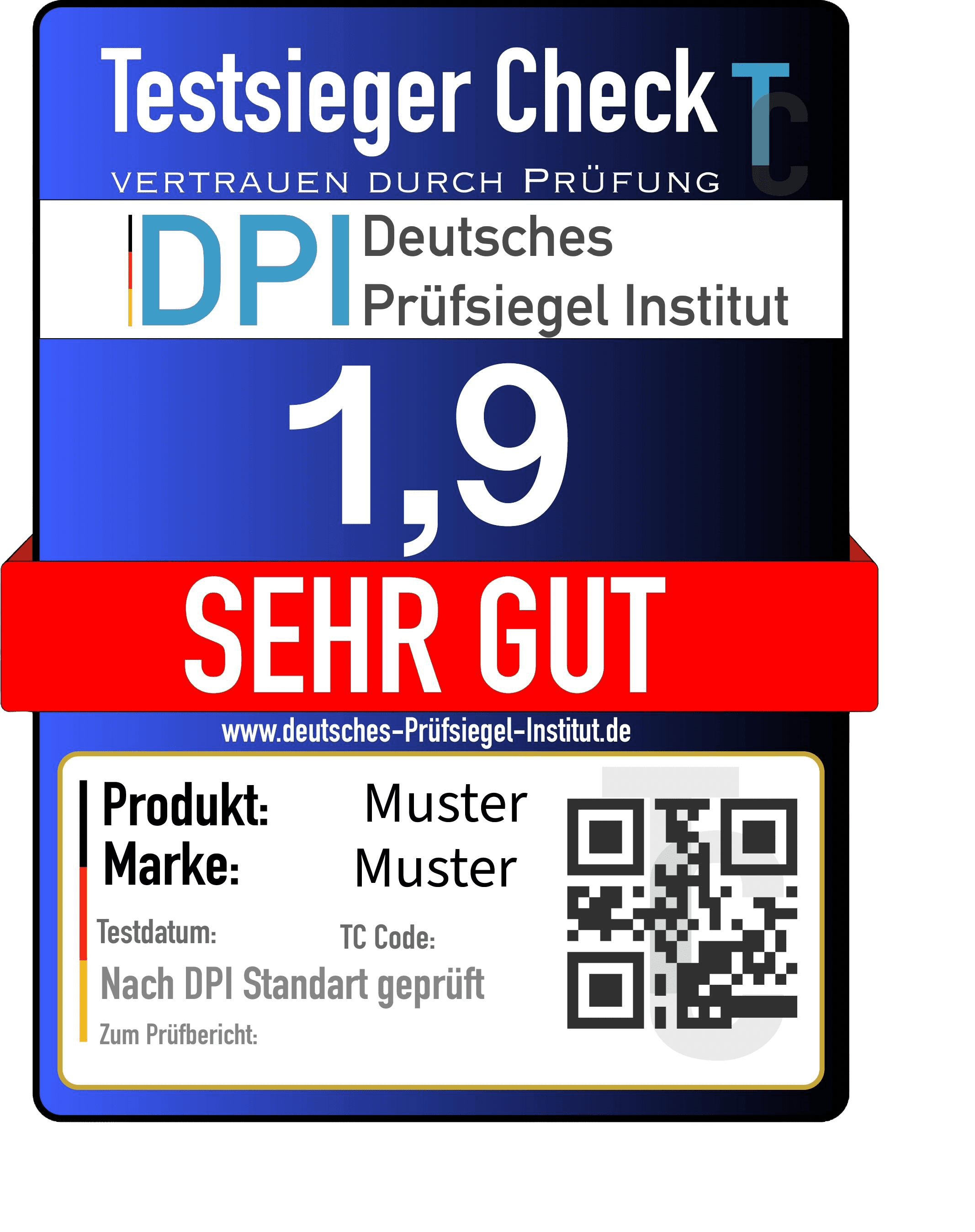 Testsieger Siegel