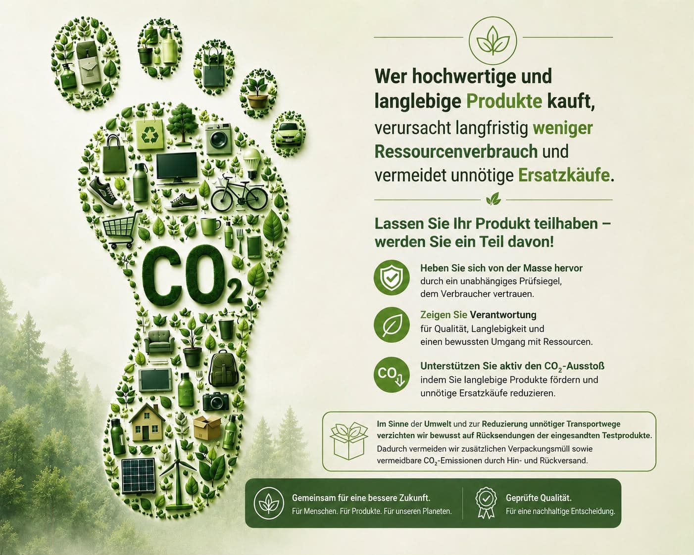 Nachhaltige Produktpruefung